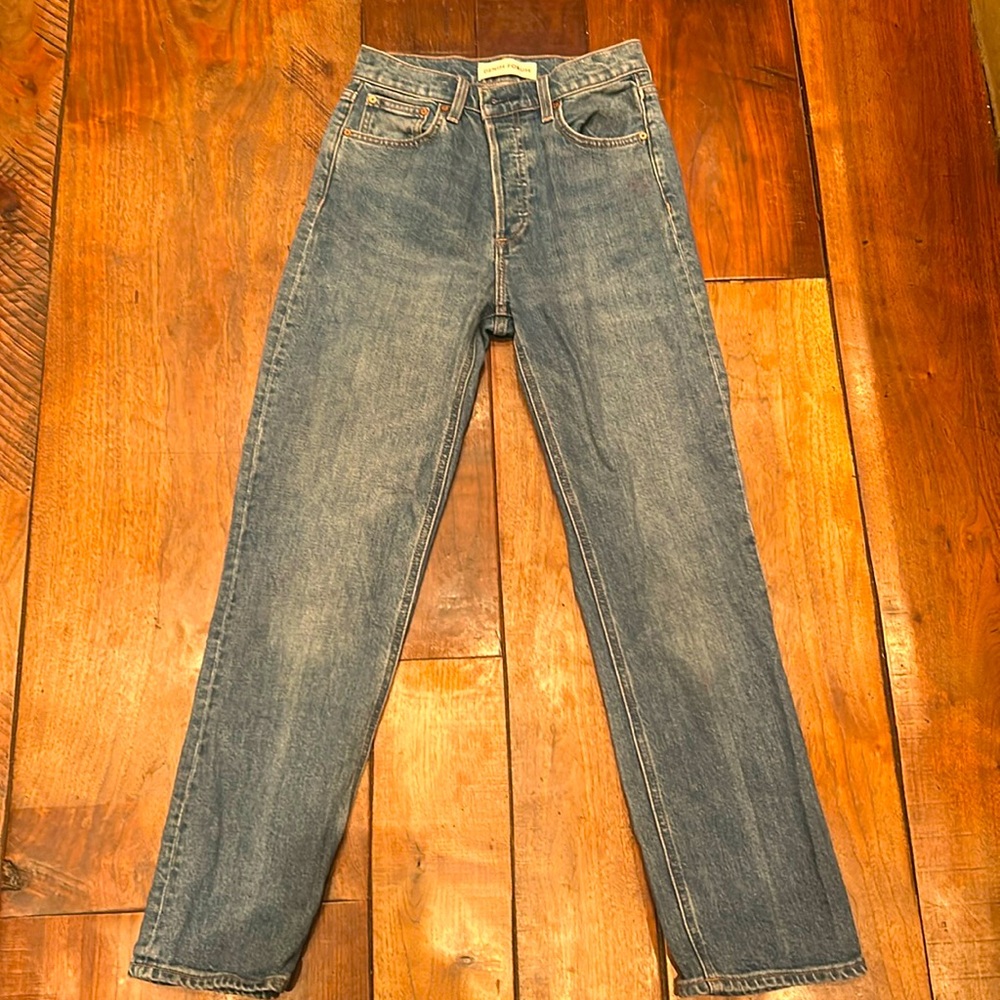 Straight leg jeans